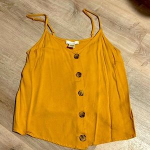 NWOT Mustard Yellow Top!